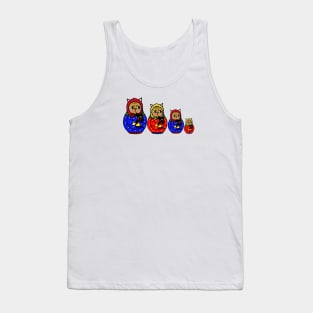 cat matryoshka Tank Top